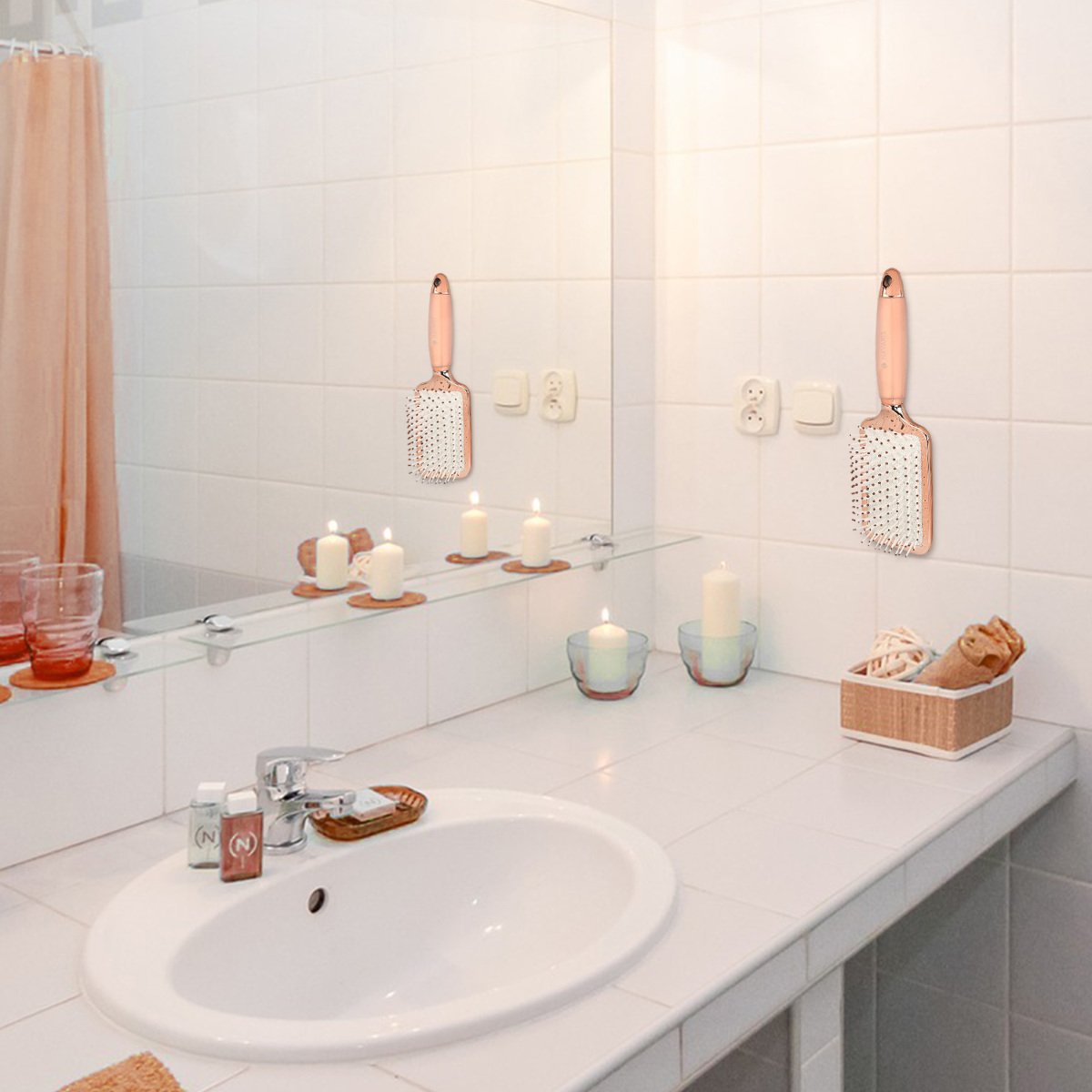 navaris-beauty-paddle-brush-haarb-rste-rosegold-gelgriff image 5