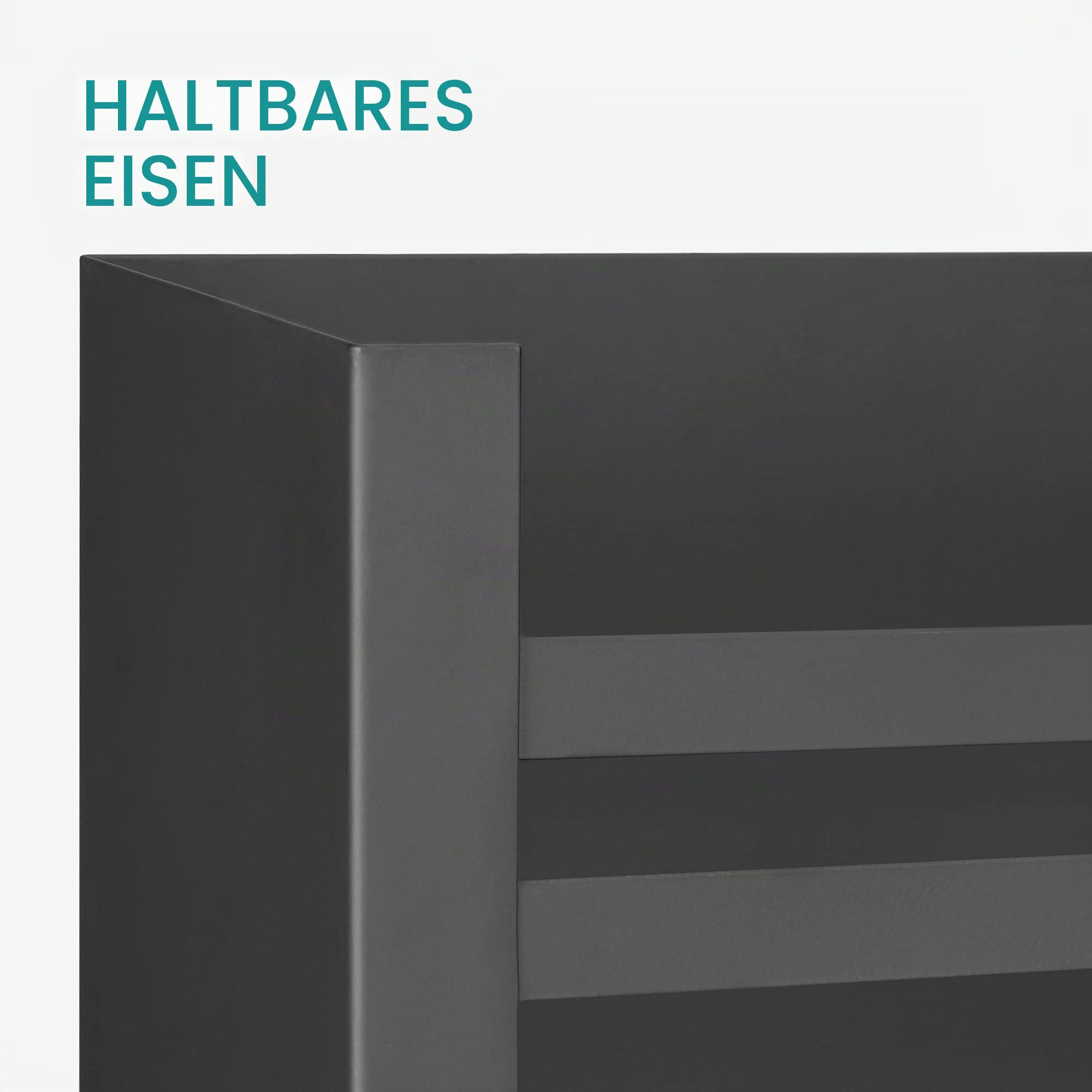 navaris-living-zeitungshalter-wand-eisen-schwarz-30x27cm image 6