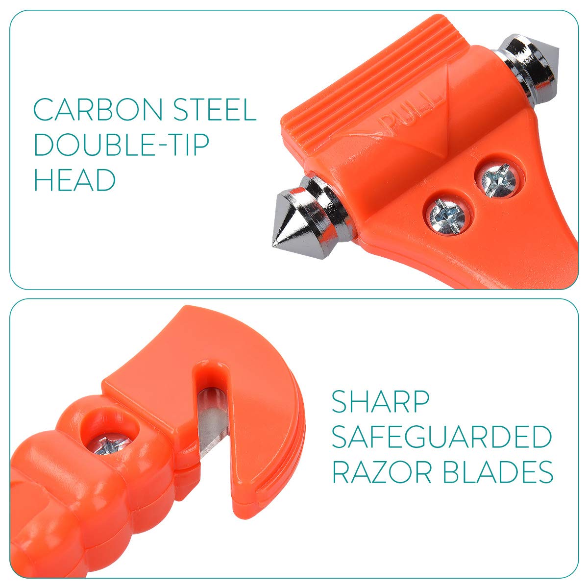 navaris-nothammer-auto-notfallhammer-2er-set-orange-gurtmesser image 3