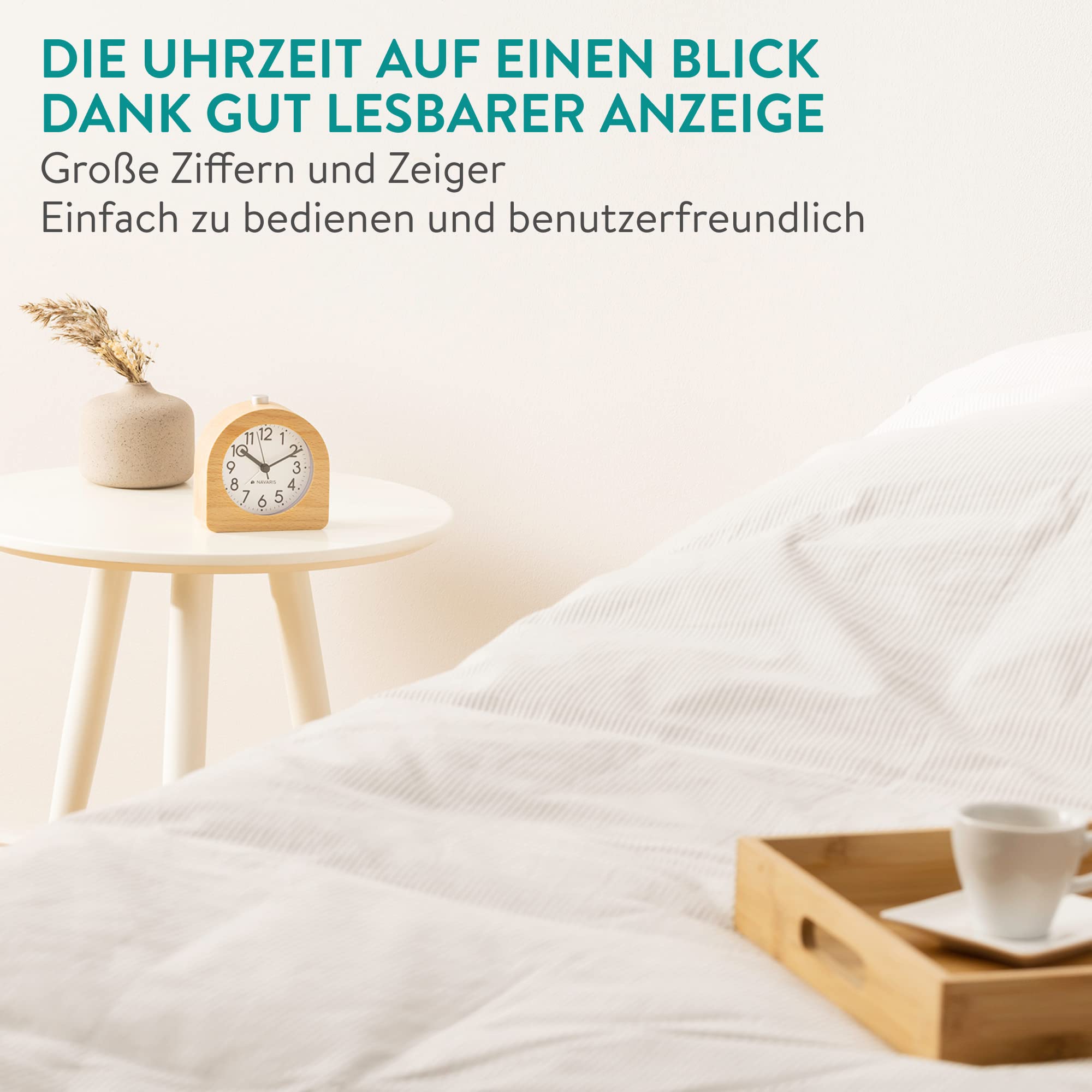 navaris-holzwecker-morgenwecker-analog-hellbraun-retro image 2