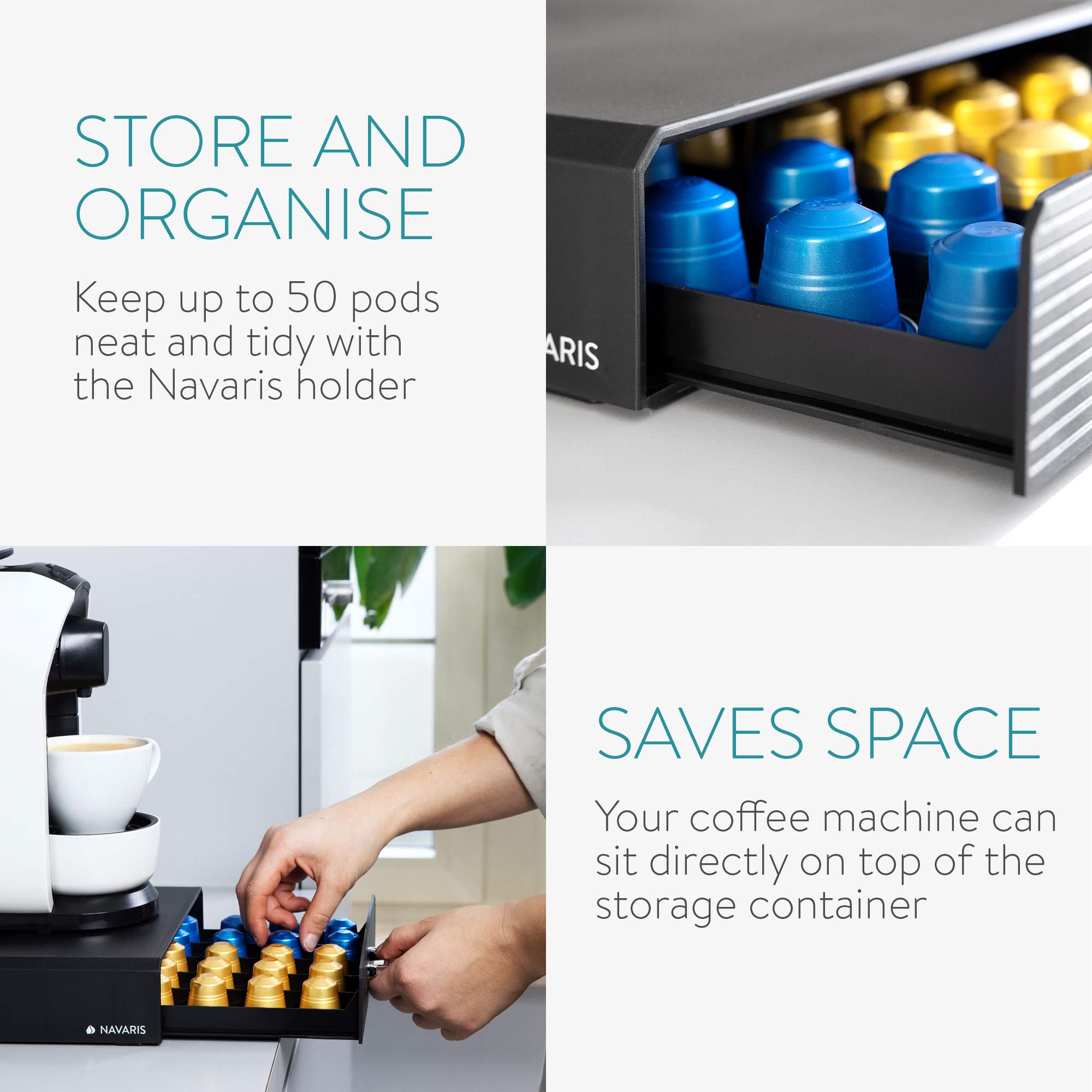 navaris-kitchen-kapselhalter-f-r-50-nespresso-kapseln-schwarz image 4