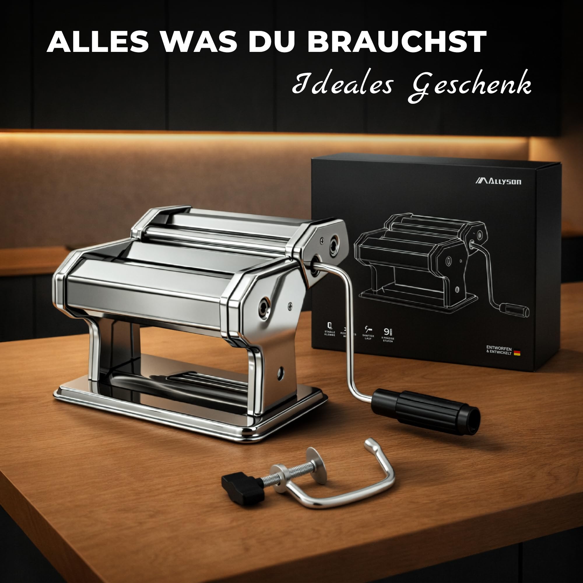 allyson-nudelmaschine-edelstahl-pastamaschine-manuell-silber image 7