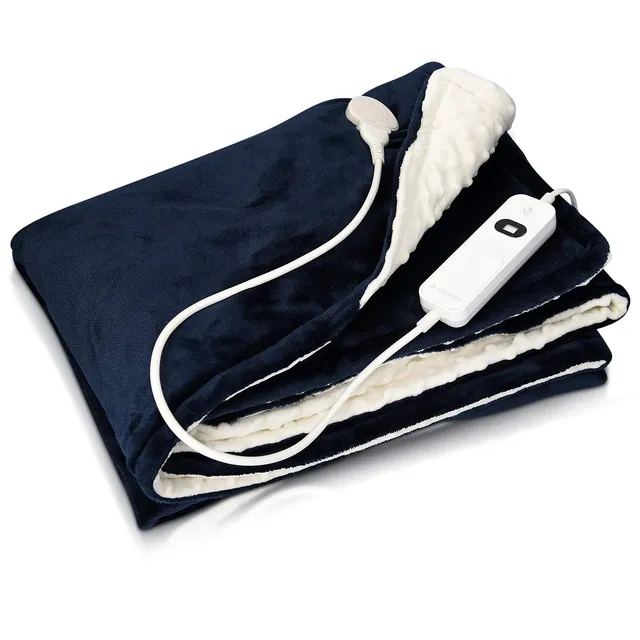 navaris-xxl-heizdecke-180x130-dunkelblau-abschaltautomatik-2 image 1