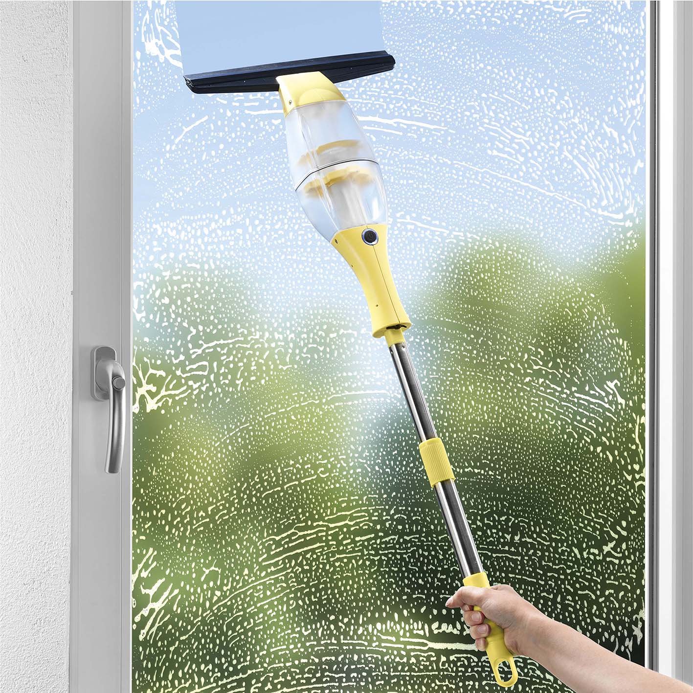cleanmaxx-fensterreinigung-akku-fensterreiniger-gelb-mit-zubeh-r image 4