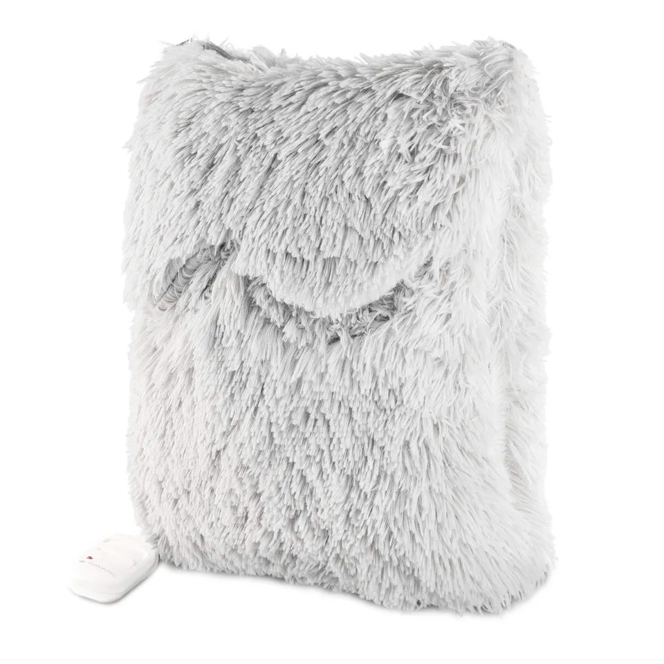 navaris-2in1-heizkissen-elektrisch-38x38cm-fu-w-rmer-grau-fleece image 1