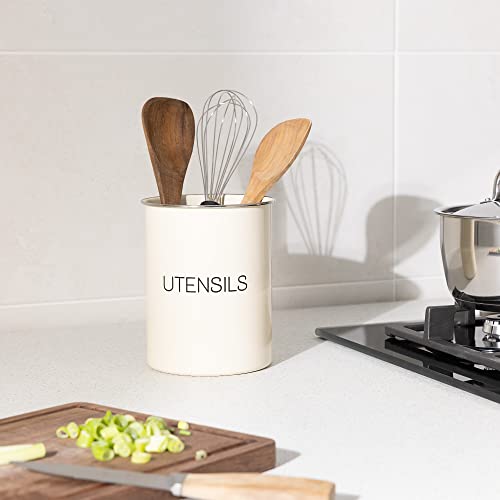navaris-kitchen-utensilienhalter-metall-beige-13-7-cm image 8