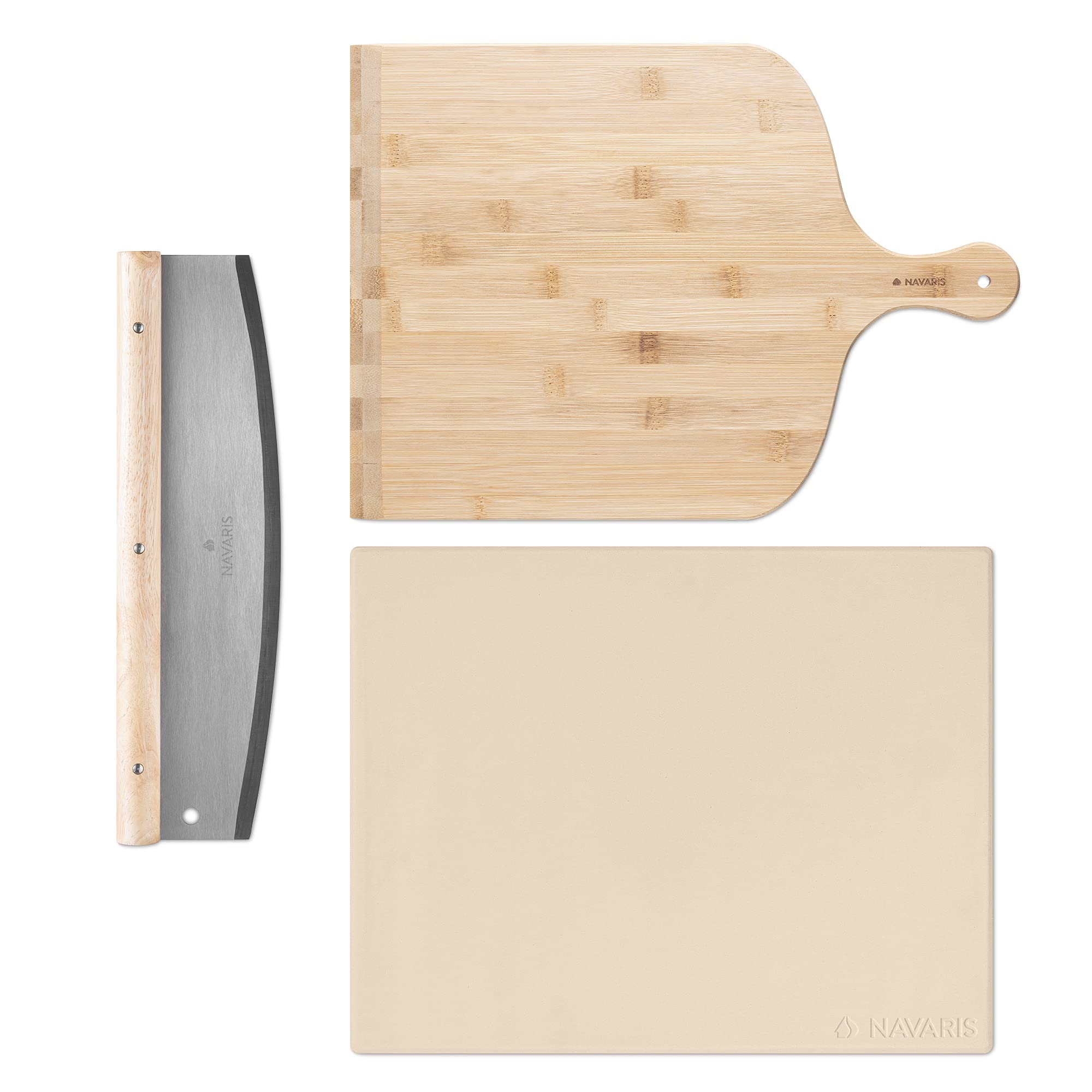 navaris-kitchen-pizzastein-38x30cm-cordierit-set-schaufel-messer image 7
