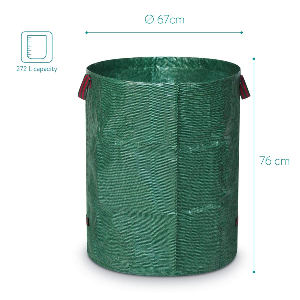 navaris-gartensack-3x-272l-selbststehend-67x76cm-gr-nabfall image 6
