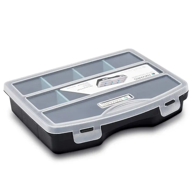 navaris-sortierkasten-kleinteile-organizer-19x15x4cm-verstellbar-leer image 1