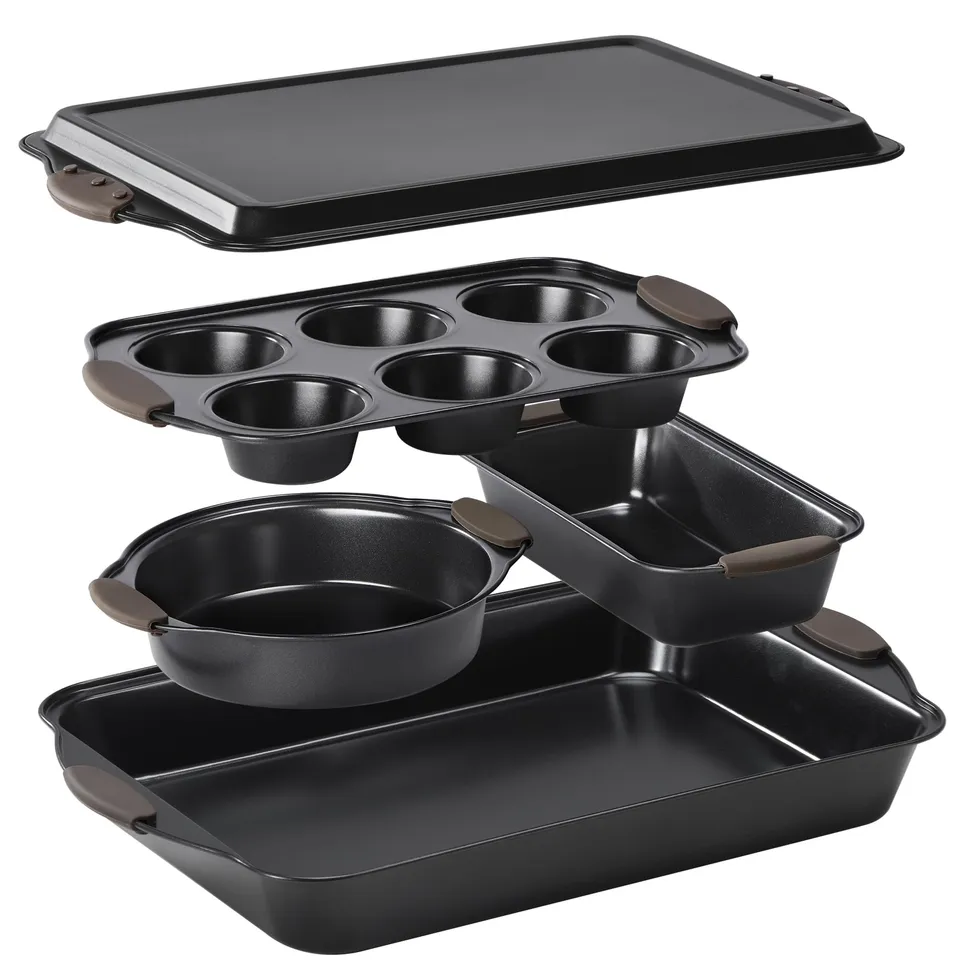 navaris-kitchen-backformen-set-5-teilig-antihaft-stapelbar image 1