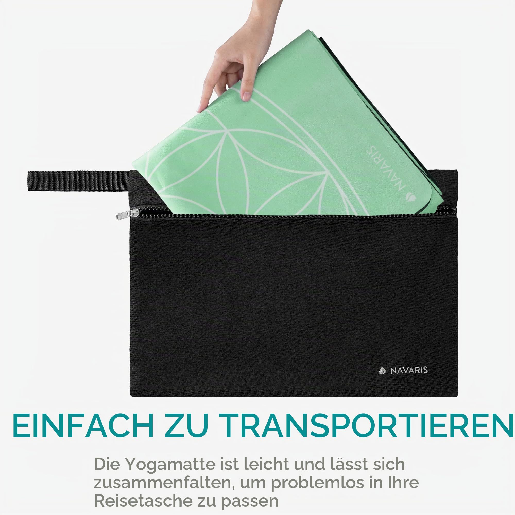 navaris-reiseyogamatte-faltbar-1-5mm-mit-tasche-blume image 3