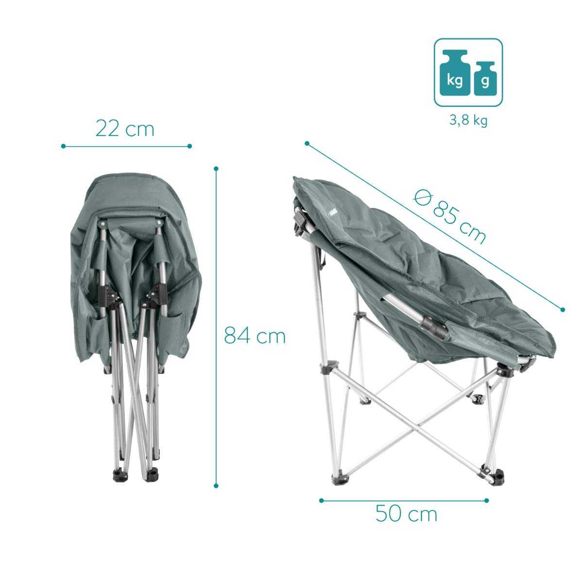 navaris-moon-chair-faltsessel-campingstuhl-faltbar-mit-tasche image 3