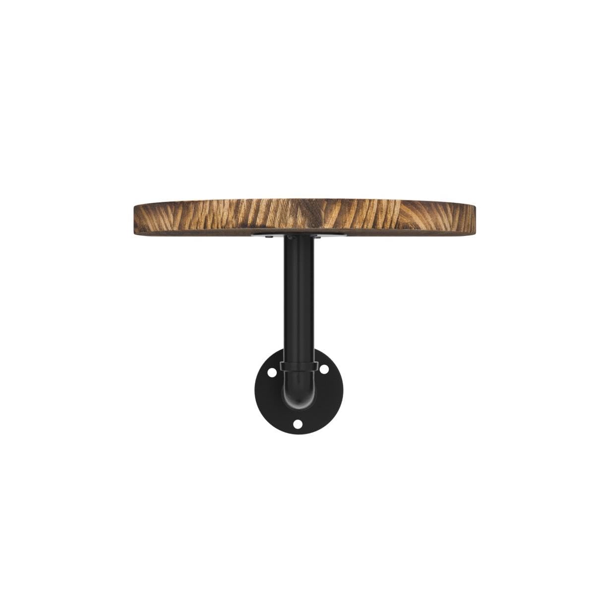 navaris-garden-wandregal-holz-3er-set-rund-5kg-metall-halter image 5