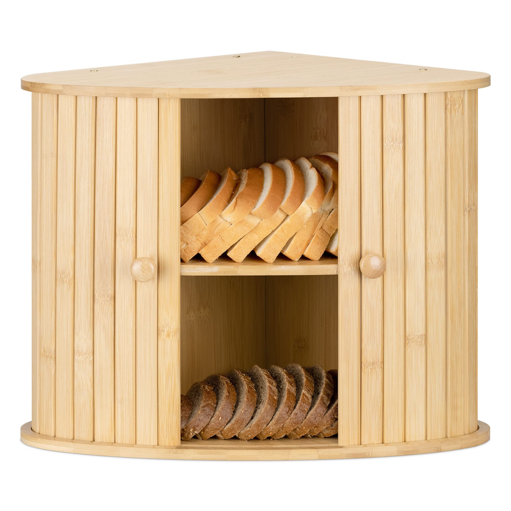 navaris-kitchen-brotkasten-ecke-bambus-35x35cm-2-etagen image 7
