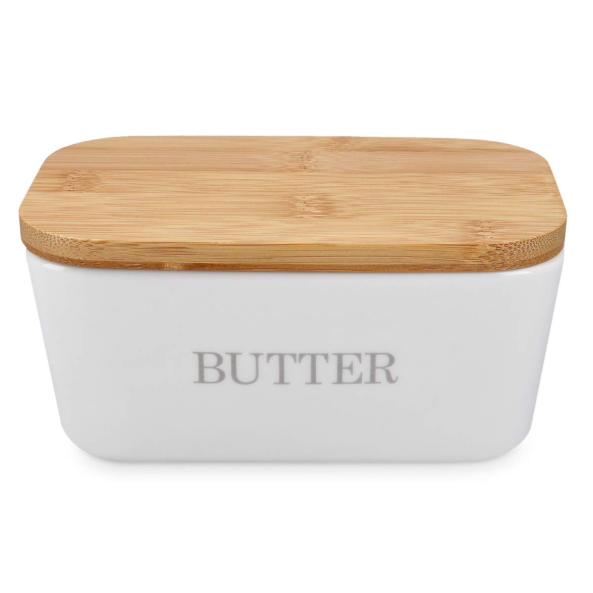 navaris-butterdose-keramik-wei-mit-bambusdeckel-16x10cm image 8