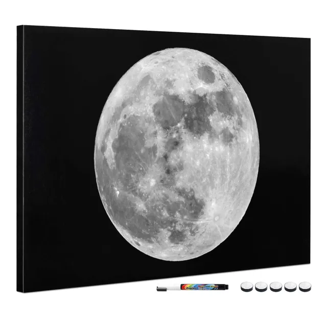 navaris-magnettafel-60x40-cm-mond-design-mit-zubeh-r image 1