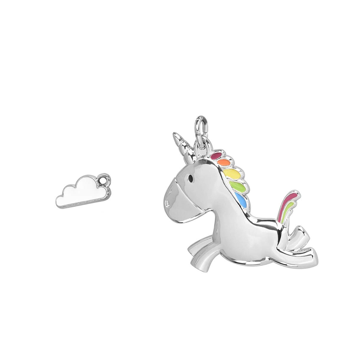navaris-travel-einhorn-wolke-schl-sselanh-nger-metall-silber image 4