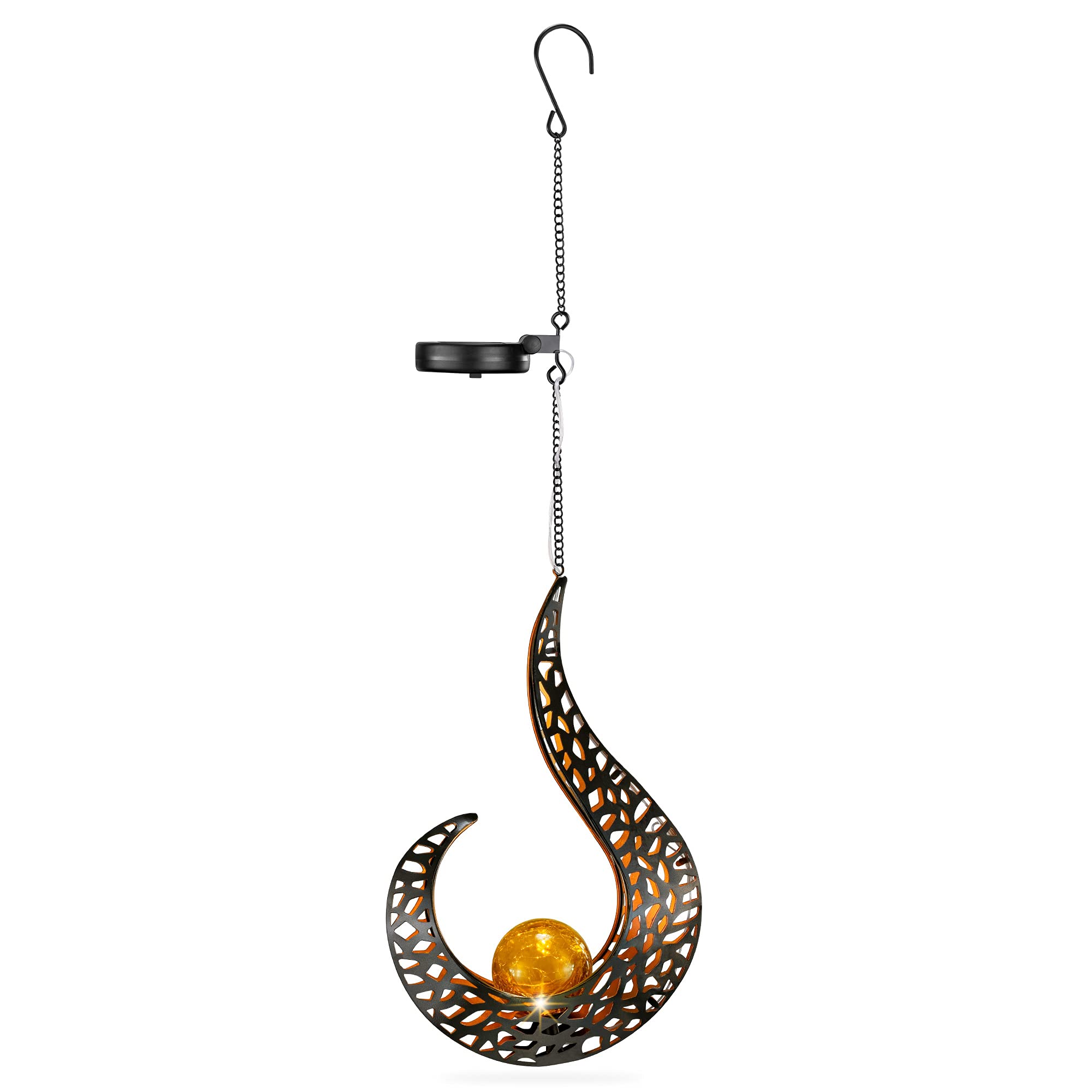 navaris-lighting-solar-h-ngelampe-flammen-metall-h-ngend image 7