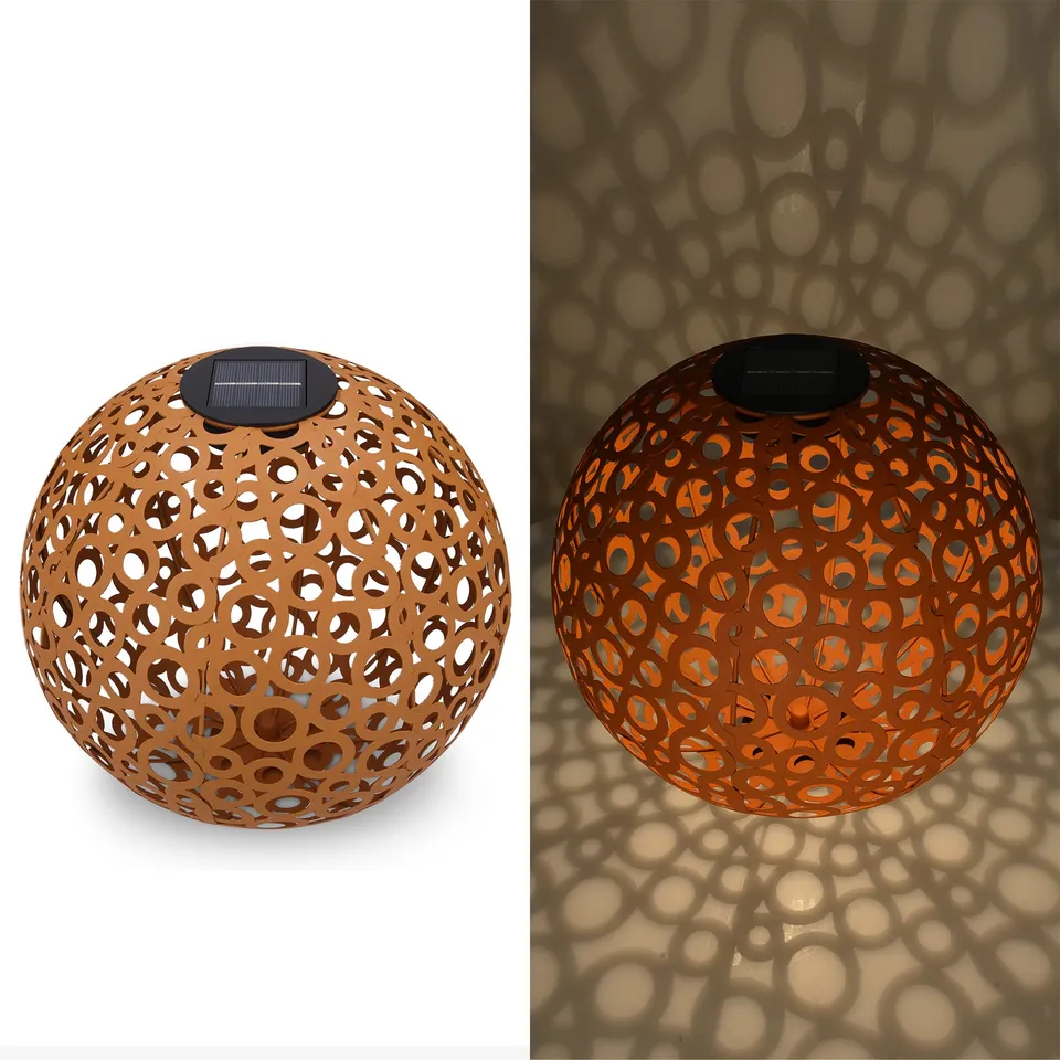 navaris-lighting-led-solar-kugel-metall-30cm-orientalisch image 1