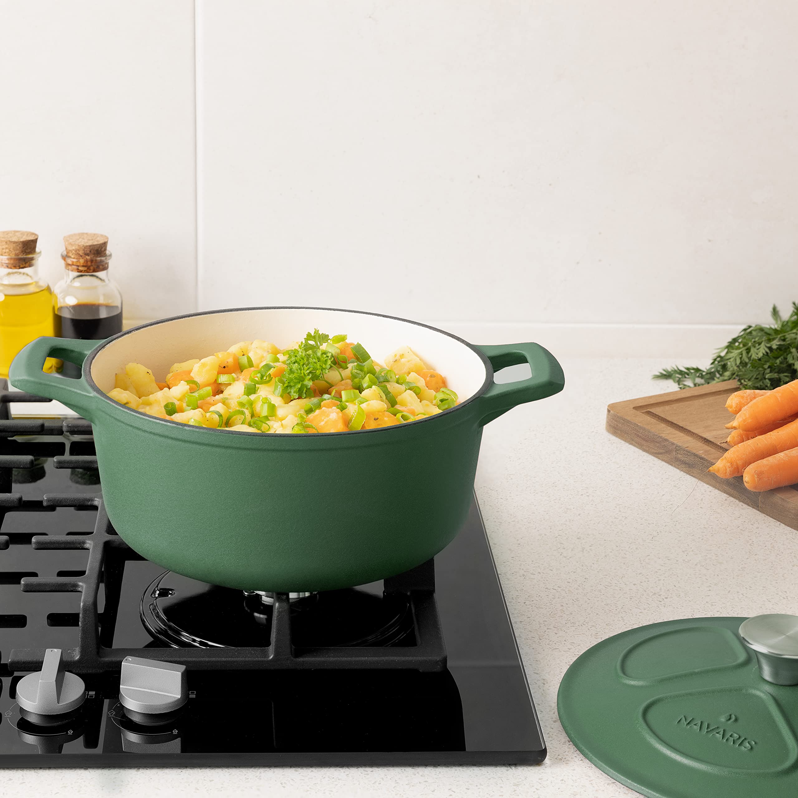 navaris-kitchen-gusseisentopf-br-ter-3-5l-24-cm-emailliert-3 image 2