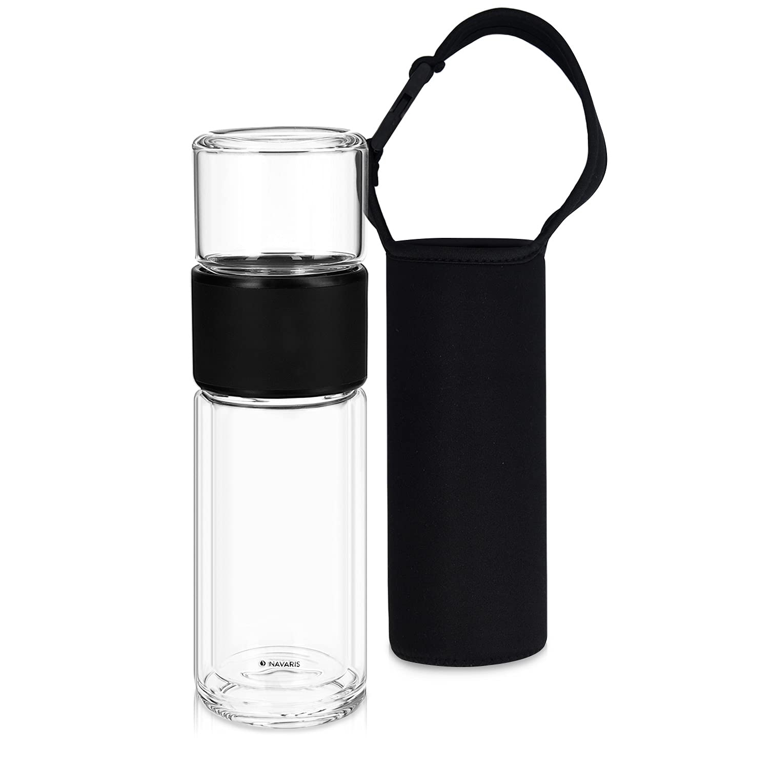 navaris-kitchen-teeflasche-glas-240-ml-mit-edelstahl-sieb image 8