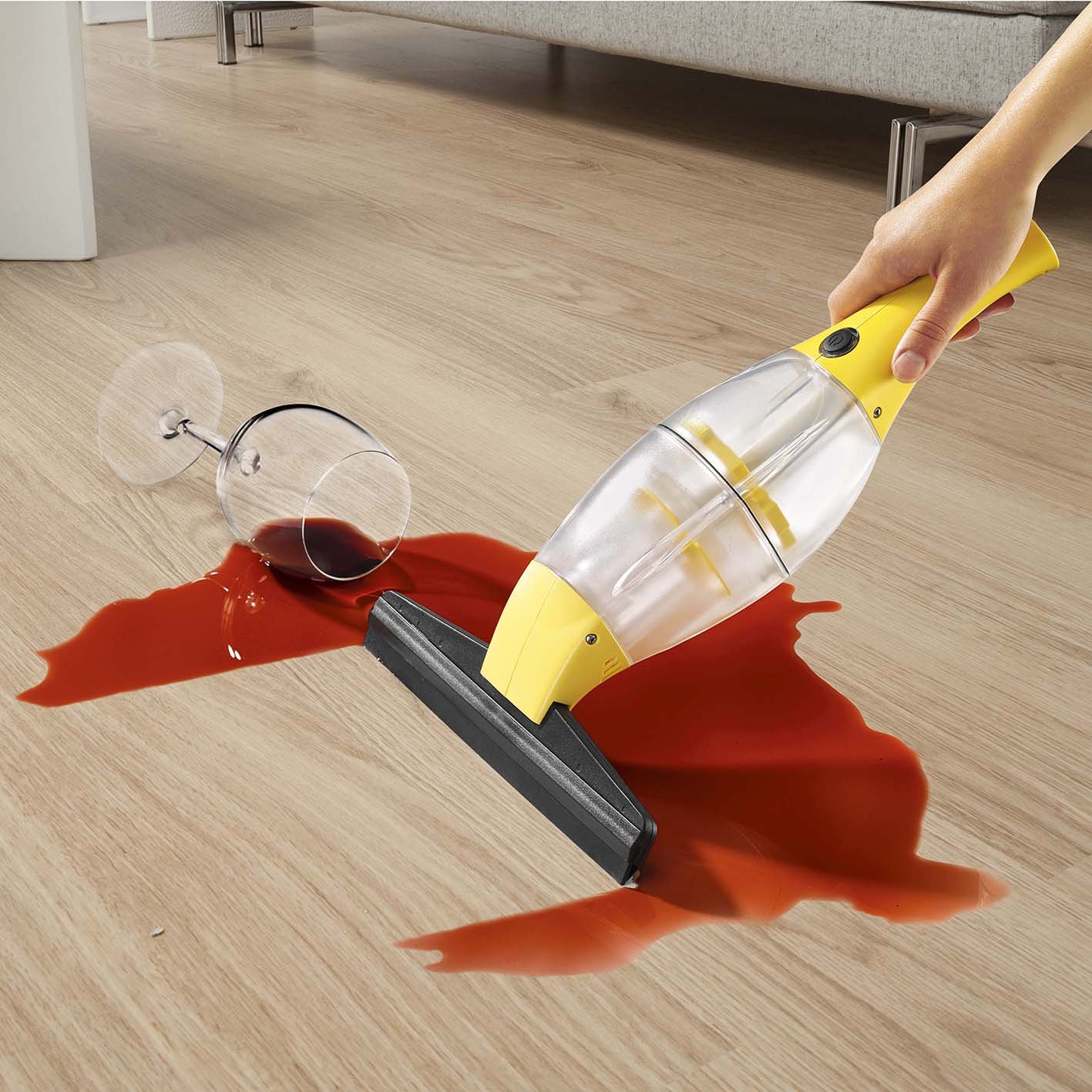 cleanmaxx-fensterreinigung-akku-fensterreiniger-gelb-mit-zubeh-r image 2