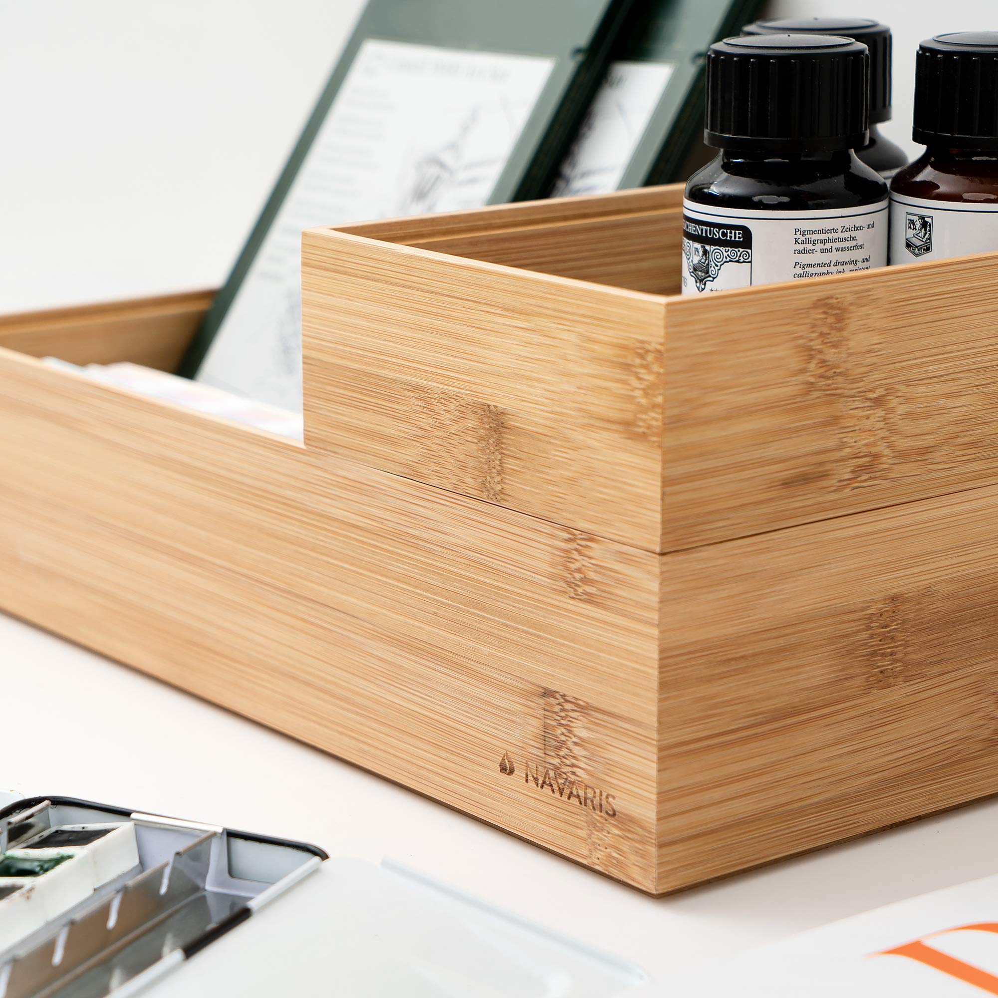navaris-living-aufbewahrungsbox-bambus-2er-set-stapelbar image 6