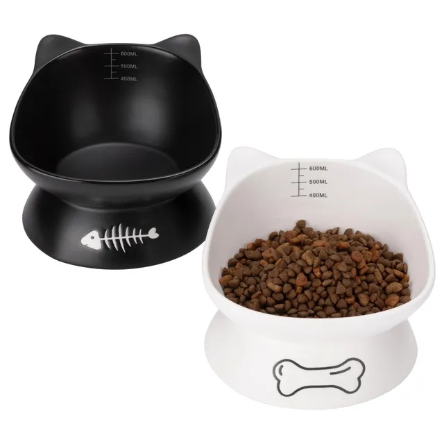 navaris-animals-katzennapf-keramik-erh-ht-2x-400-ml image 1