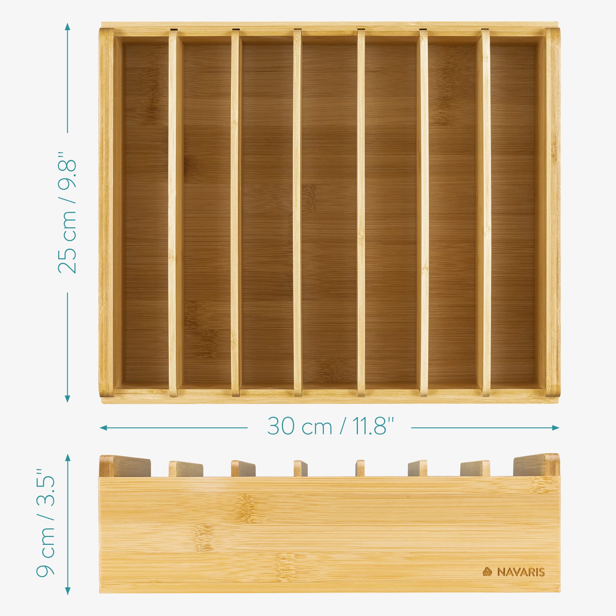 navaris-kitchen-deckelhalter-bambus-verstellbar-30x25cm image 6