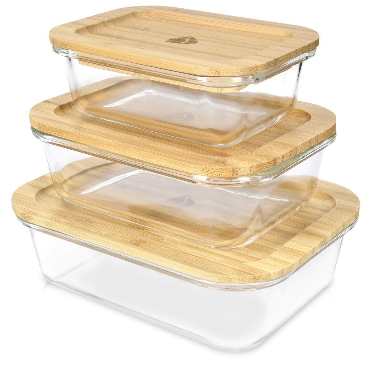 navaris-kitchen-frischhaltedosen-glas-3er-set-bambusdeckel image 8
