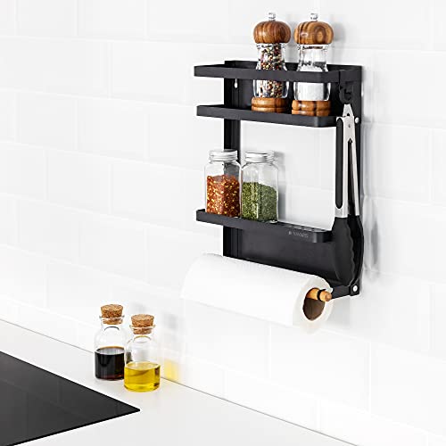navaris-kitchen-k-hlschrank-regal-magnetisch-schwarz image 8