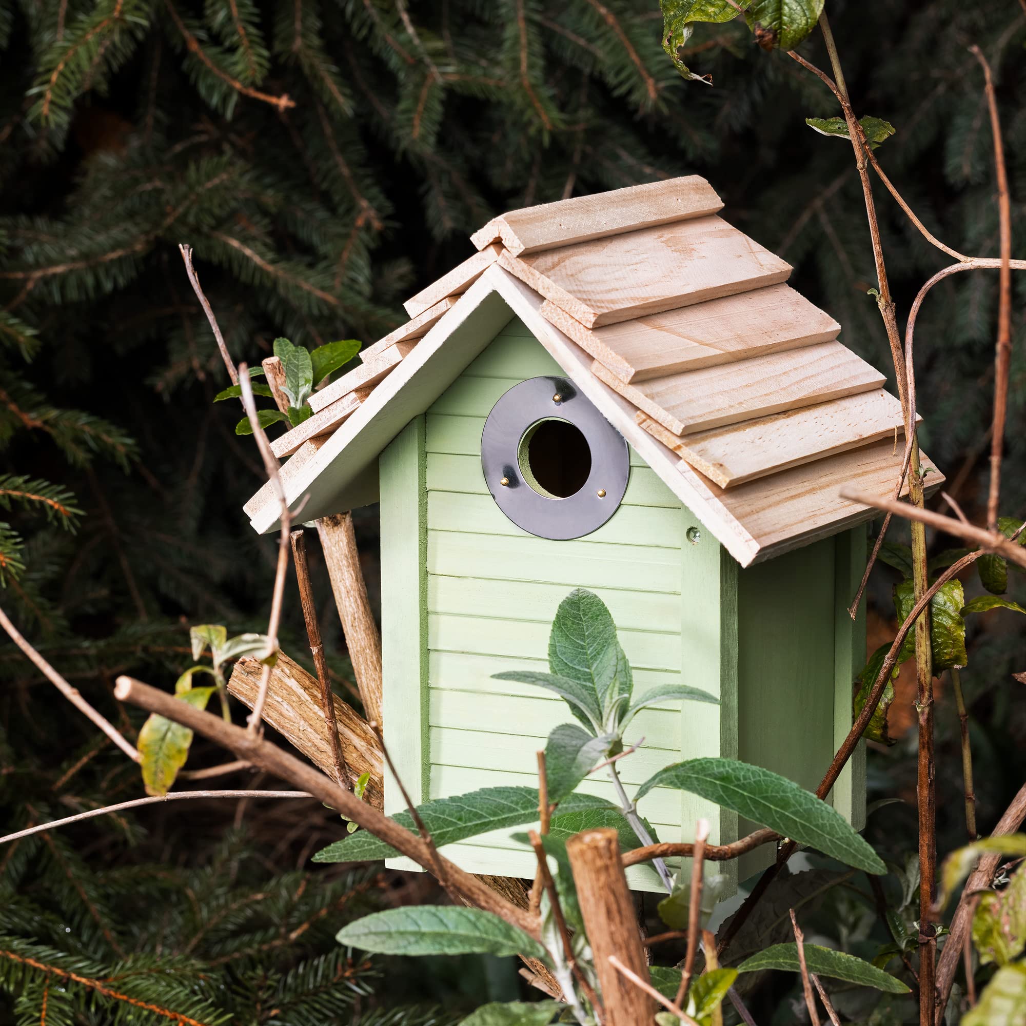 navaris-vogelhaus-holz-nistkasten-meisen-zum-aufh-ngen image 2