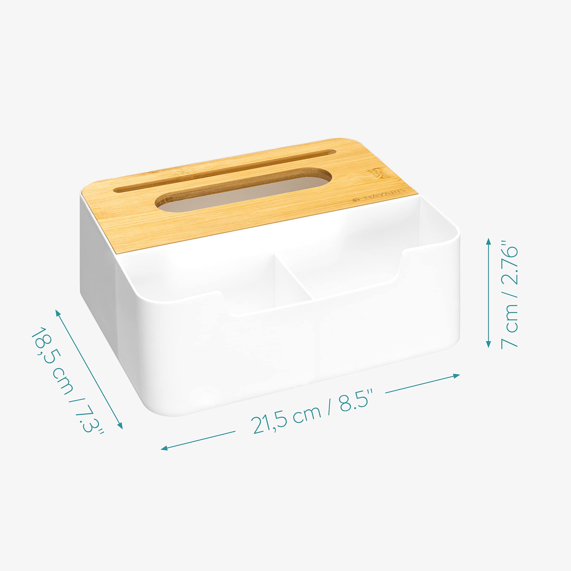 navaris-taschentuchbox-bambus-wei-braun-t-cherbox-mit-f-chern image 6