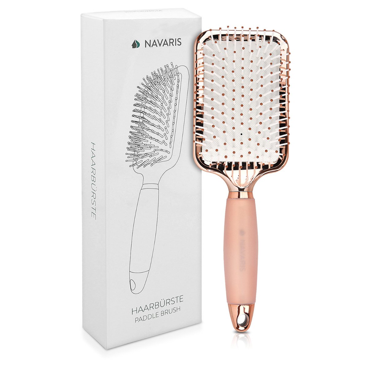 navaris-beauty-paddle-brush-haarb-rste-rosegold-gelgriff image 7