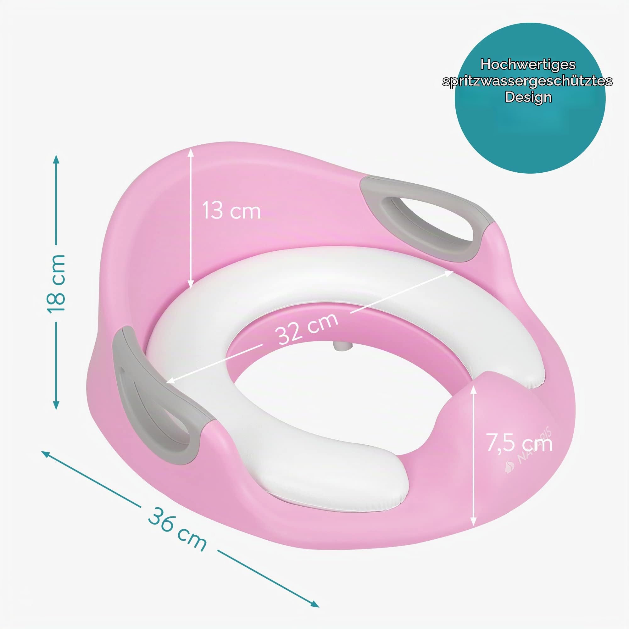 navaris-kinder-toilettensitz-wc-aufsatz-rosa-mit-griff image 6
