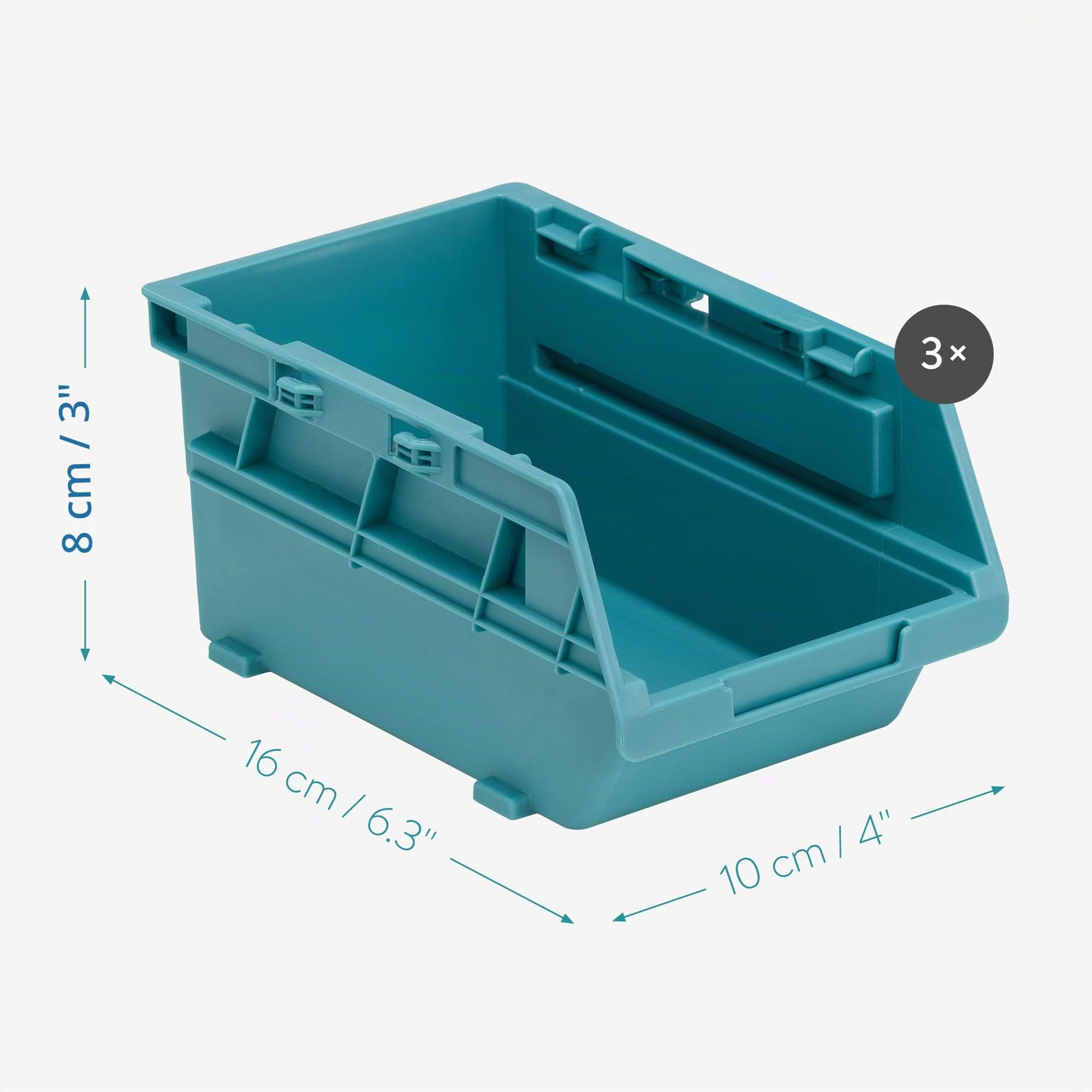 navaris-stapelboxen-3er-sichtlagerboxen-offen-kunststoff image 6