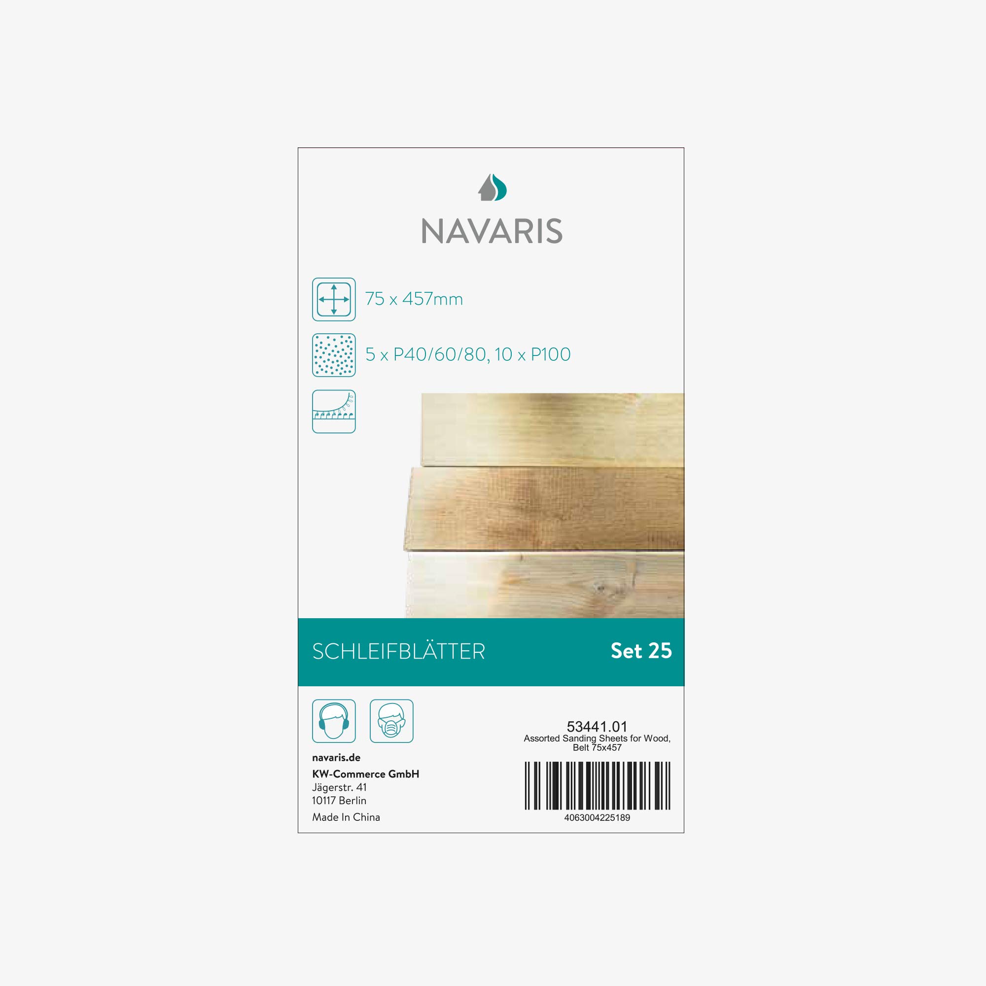 navaris-hardware-store-schleifband-75x457mm-25er-set-p40-p100 image 7