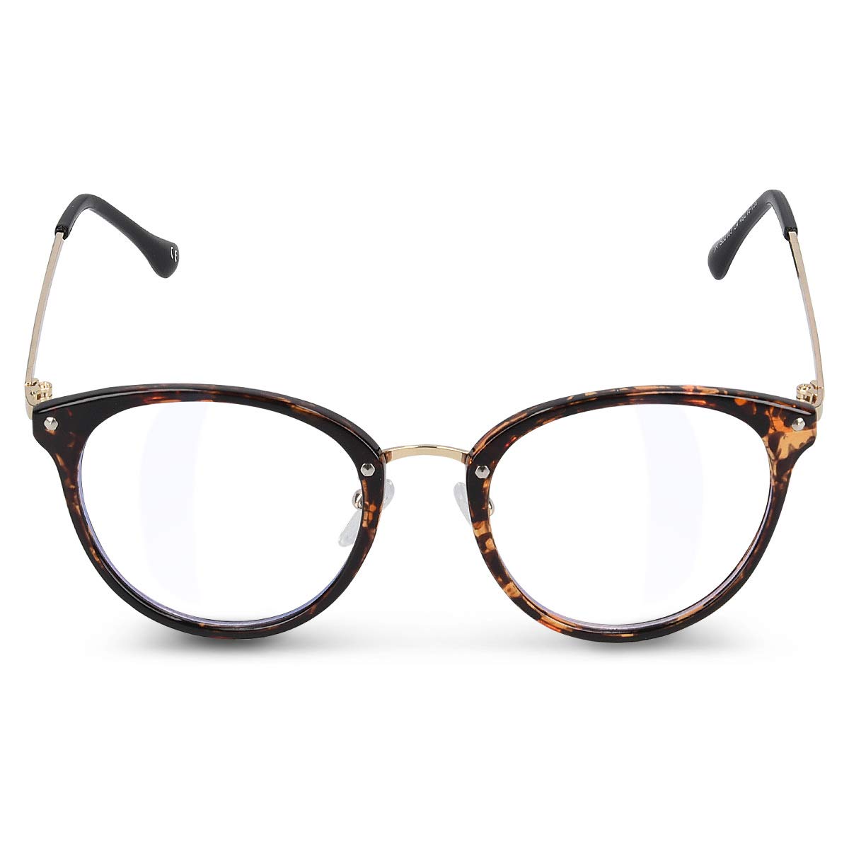 navaris-retro-brille-ohne-st-rke-nerdbrille-vintage-gold-2 image 7