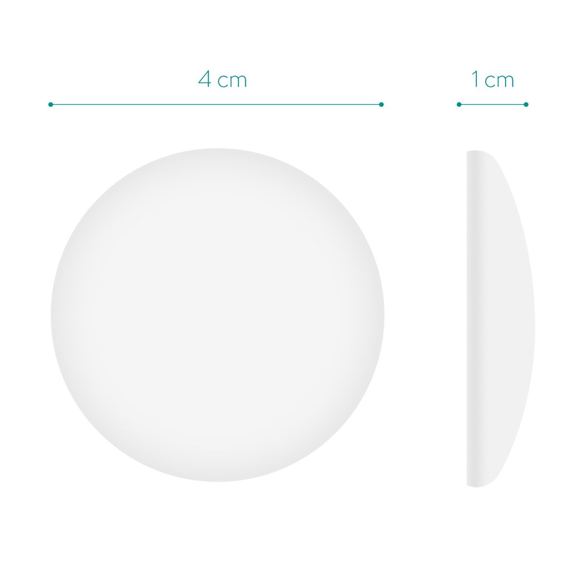 navaris-wand-t-rpuffer-10er-set-selbstklebend-40mm-wei-schaumstoff image 6