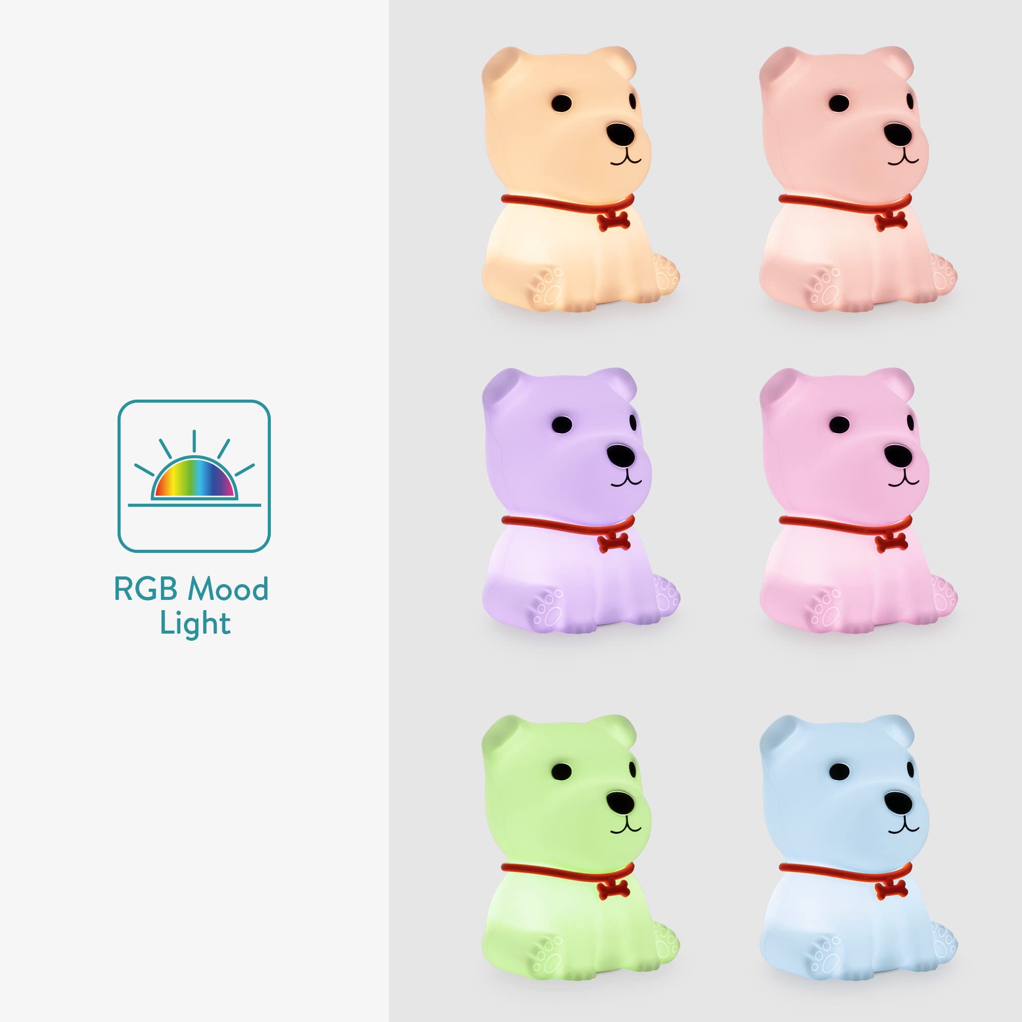 navaris-led-nachtlicht-hund-rgb-silikonlampe-aufladbar-wei image 3