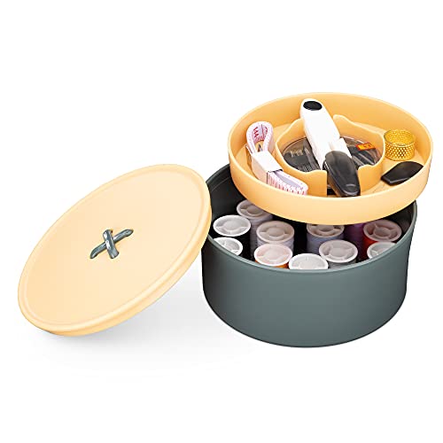 navaris-n-hset-52-teile-knopf-box-mit-garn-nadeln-schere image 8