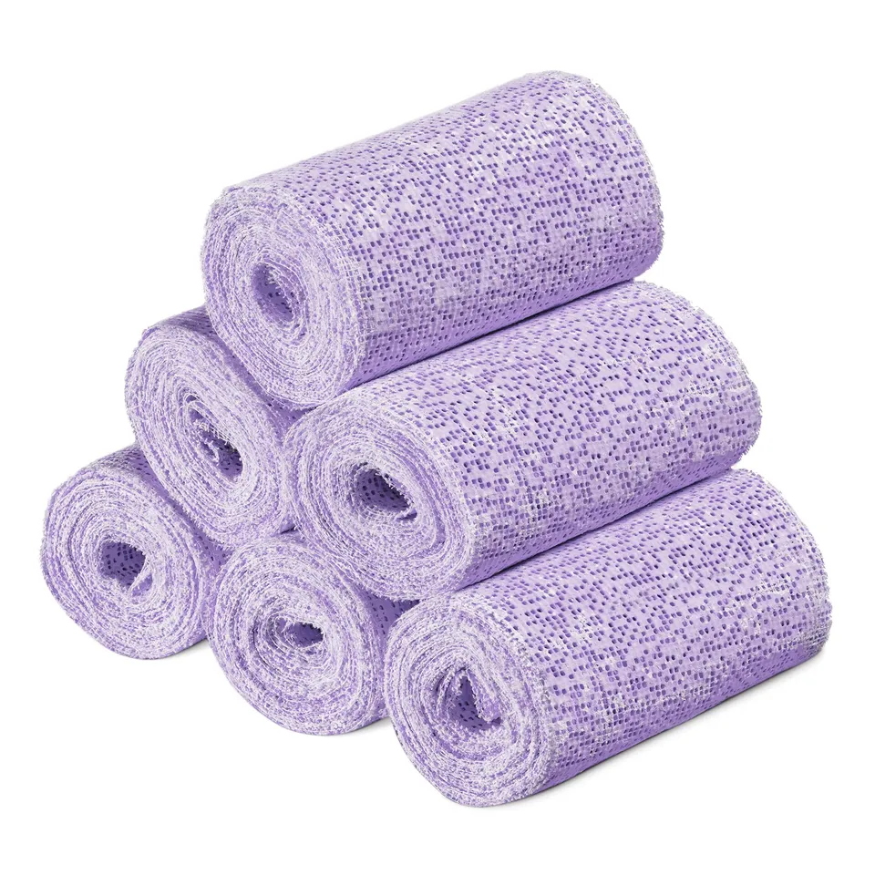navaris-babybauch-6x-gipsbinden-10x300cm-gipsabdruck-set-violett image 1