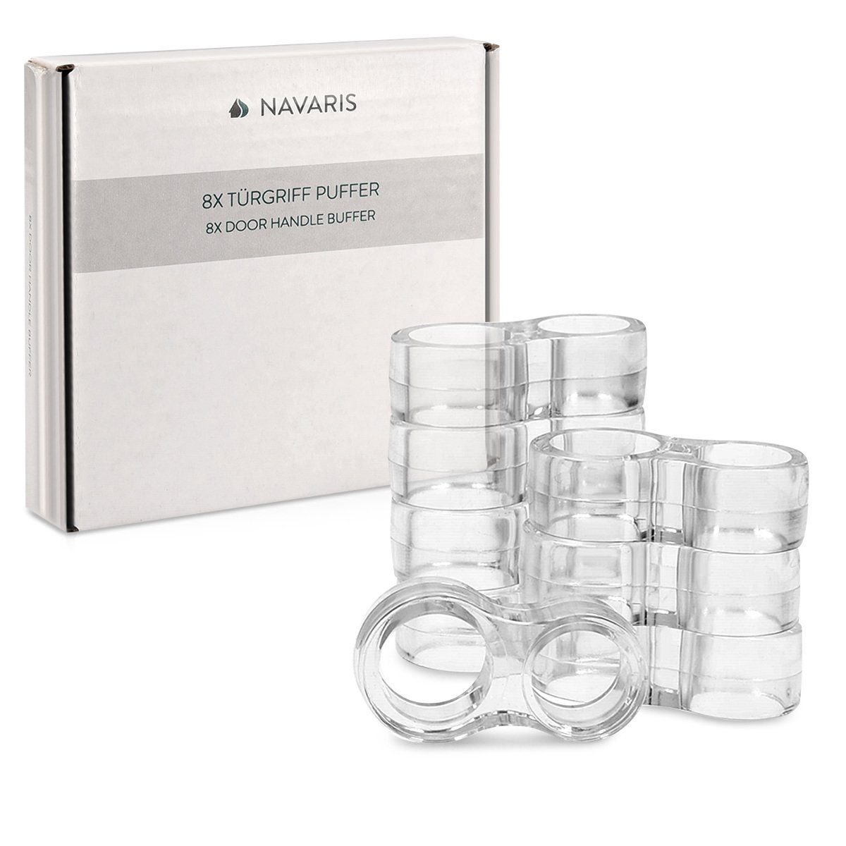 navaris-t-rstopper-klinke-8er-set-transparent-gummi-pvc image 6