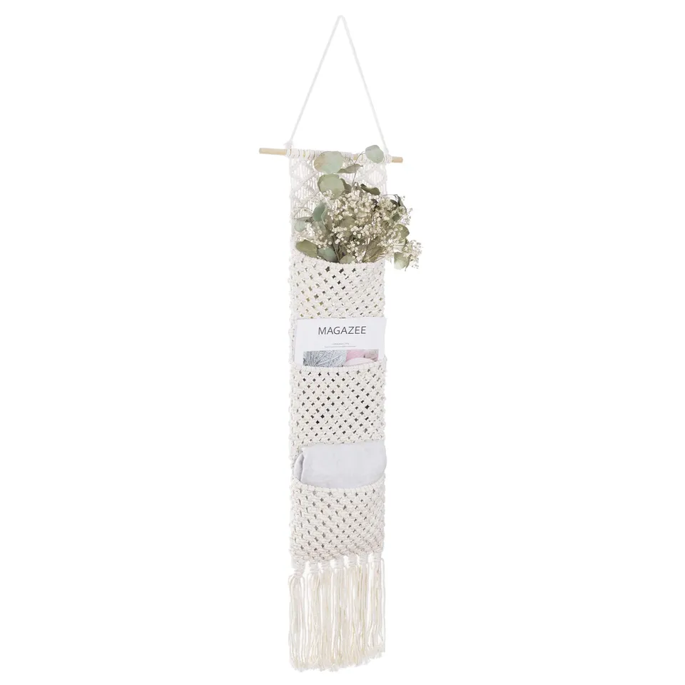 navaris-living-makramee-wandaufbewahrung-33x140-baumwolle-3-f-cher image 1