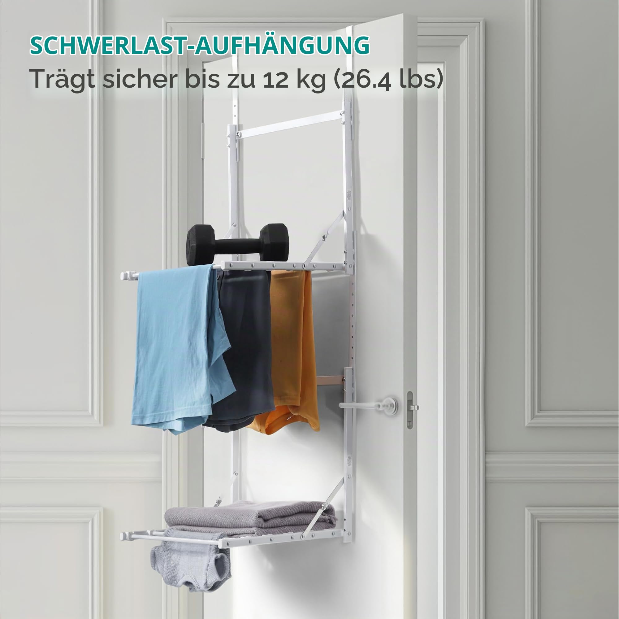 navaris-living-kleiderst-nder-handtuchhalter-wei-faltbar-2-stufig image 4