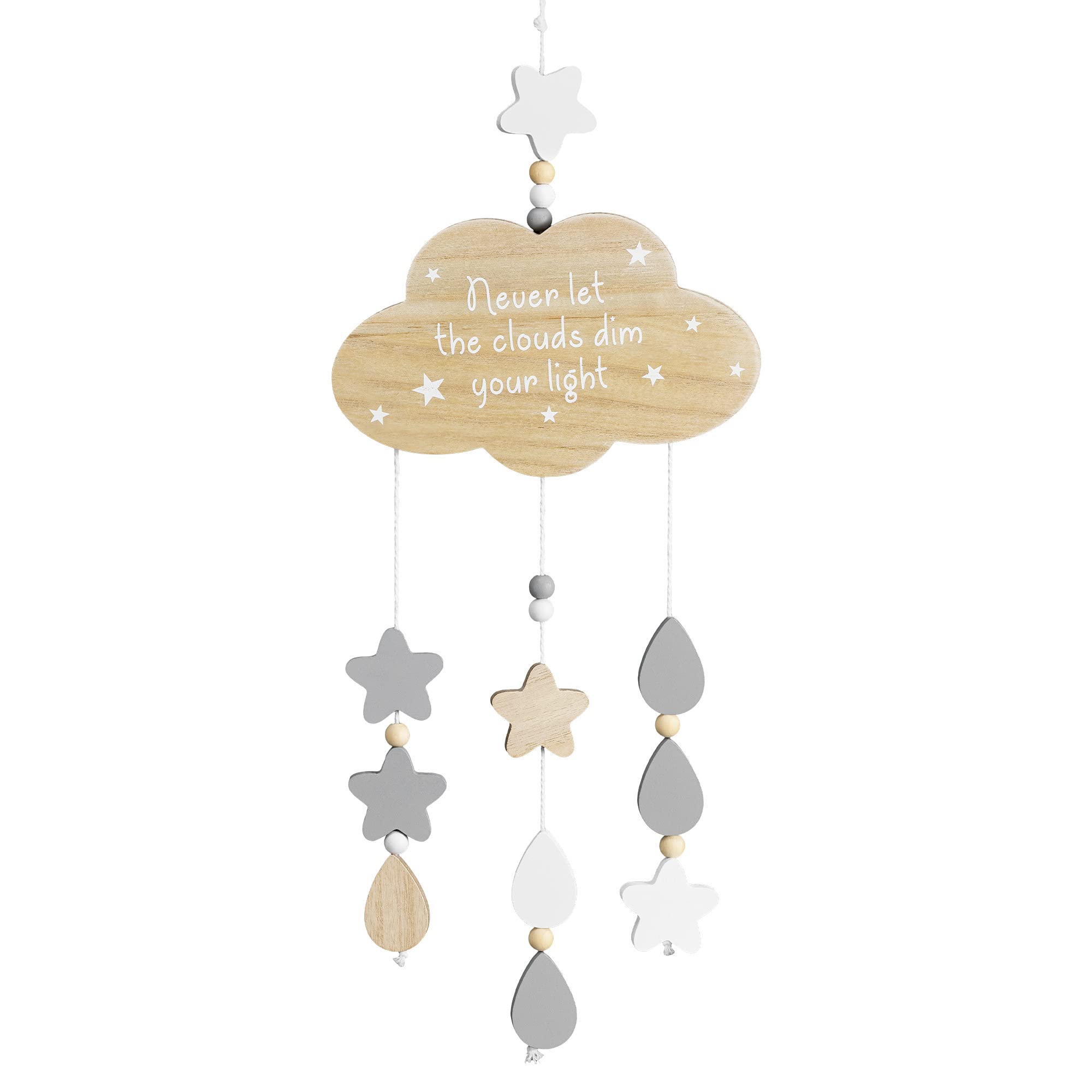 navaris-wolken-sterne-h-ngedekoration-holz-mobile-babyzimmer image 1