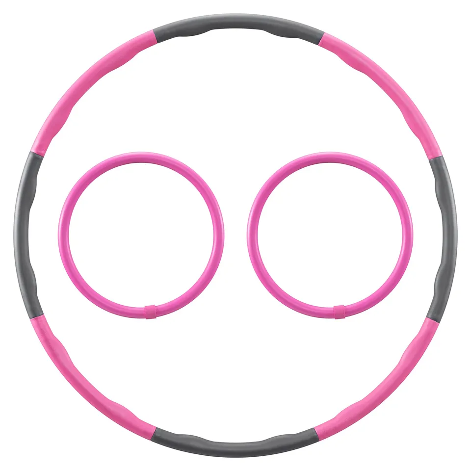 navaris-hula-hoop-set-8-teilig-fitnessreifen-95-cm-arm-hoops image 1