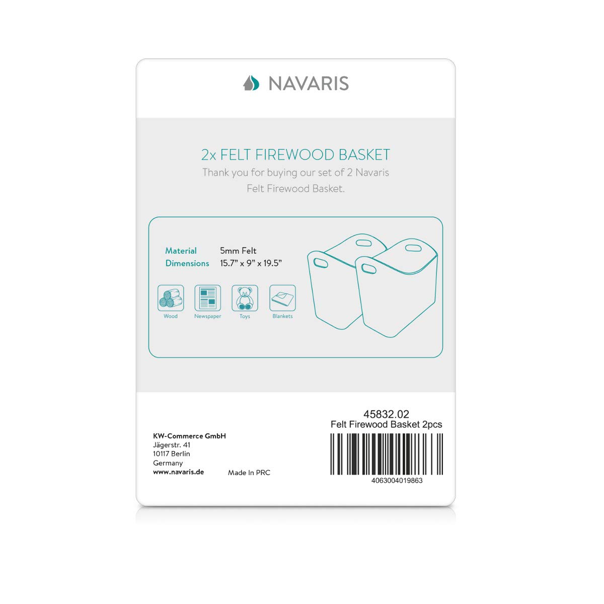 navaris-filzkorb-kaminholz-grau-40x23x39cm-2er-set image 7