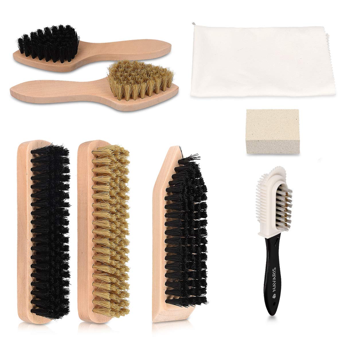 navaris-schuhb-rste-schuhpflege-8er-set-kirschholz-leder image 8
