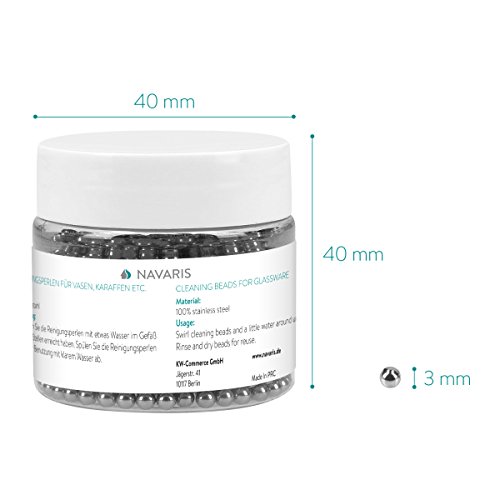 navaris-kitchen-reinigungsperlen-edelstahl-1000x-3-mm-karaffe image 8